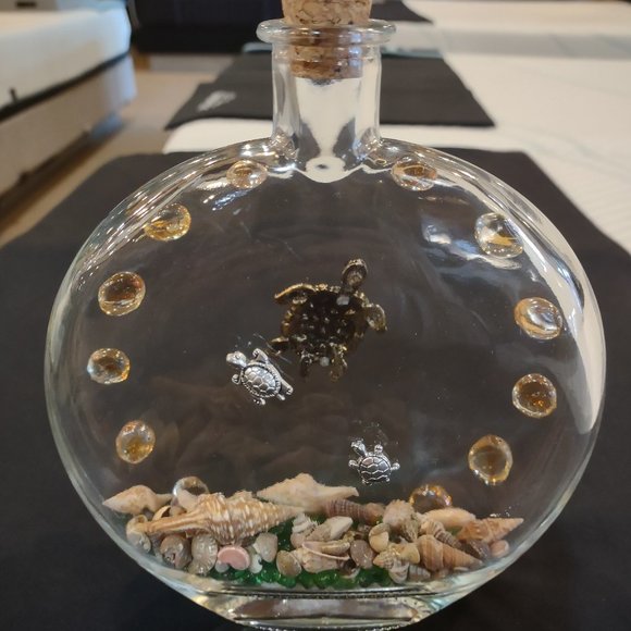 Decorative Glass Fusion Bottles - Picture 3 of 3